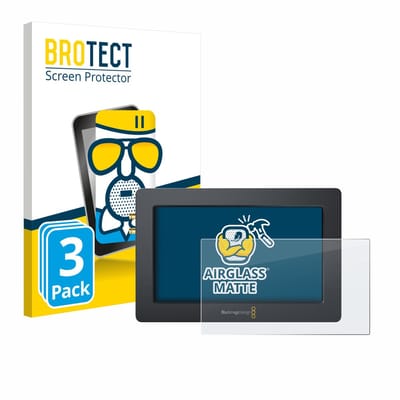 BROTECT - Screenprotector voor Blackmagic Design Video Assist (5.0) - Folie Beschermfolie Beschermglas matte 3 Stuks