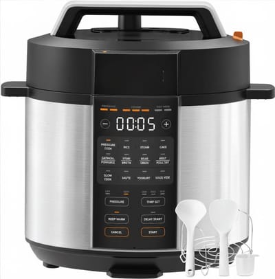 TIM®Multicooker - Multicookers - Zwart - 32cm x 34cm x 32cm