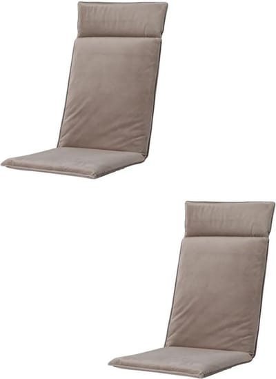 Madison - Tuinkussen - Lage Rug - 2x - Outdoor Velvet - 105x50cm - Taupe