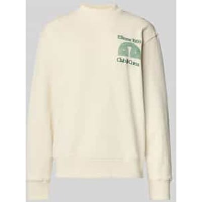 Sweatshirt met labelstitching