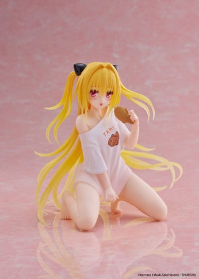 Taito Prize To Love-Ru Darkness PVC Statue Desktop Cute Figure Golden Darkness Roomwear Ver. 13 cm Beeld