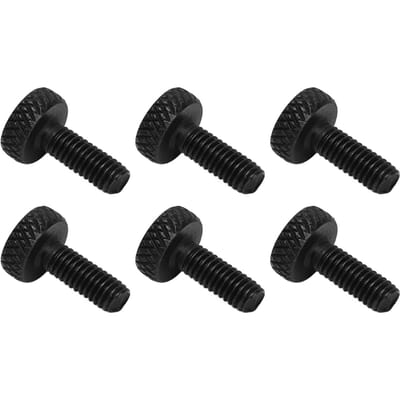 6 Stuks Tremolo Brug Snaar Vergrendelingsschroef Metaal Elektrische Gitaar Tremolo Brug Fijnafstemming Schroeven Zwart zwart
