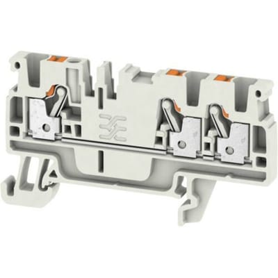 Weidmüller 2003120000 Doorgangsklem 5.1 mm Spanveer Lichtgrijs 100 stuk(s)
