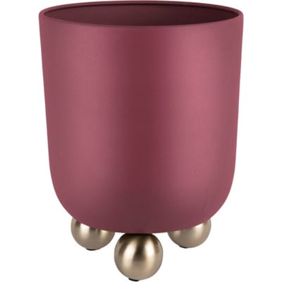 Present Time - Bloempot Estilo Medium - Bordeauxrood