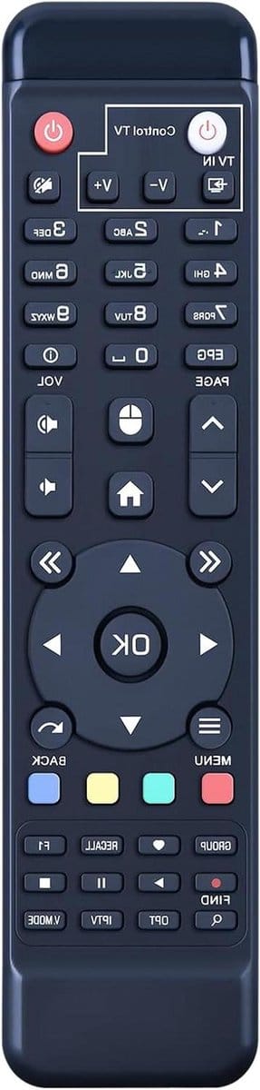 Universele Afstandsbediening - Set-Top Box Bediening - TV Programma Kiezen - Betrouwbare Prestaties - 13.5 cm - Zwart