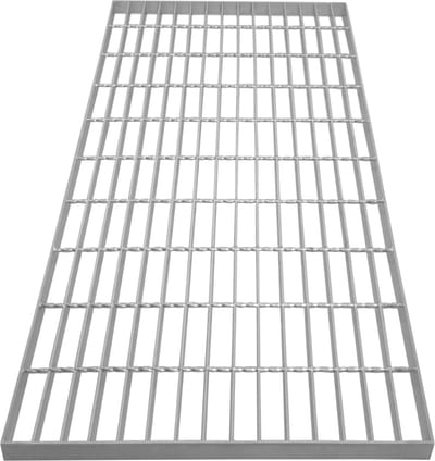 Verzinkt roostervloerpaneel - zilver - 1000x500 mm - 500kg draagkracht