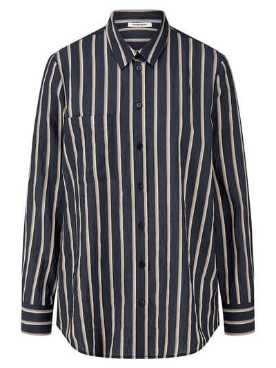 Blouse lange mouwen Van Peter Hahn blauw
