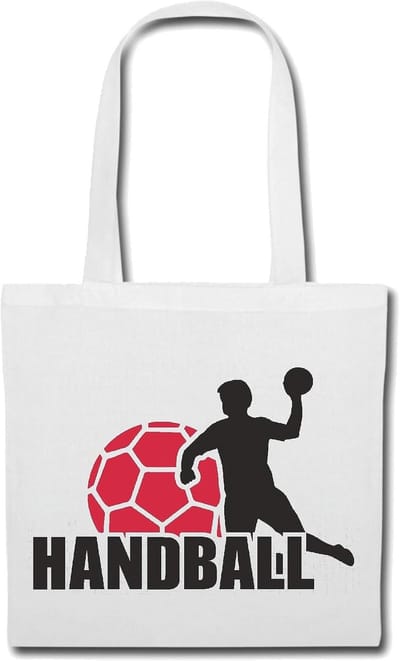 Handbal Coach Tas - Sporttas Gymtas - Sportevenementen Organiseren - Duurzaam Katoen - 40 x 40 x 70 cm - Wit