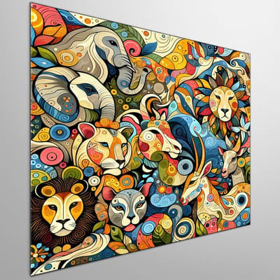Kunstprint | Wanddecoratie | Dibond | 40 × 40 cm