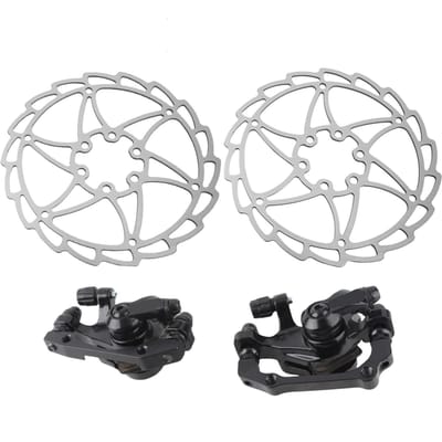 Mountainbike RVS Schijfrem Klauw Set Universeel Fietsaccessoirezwart