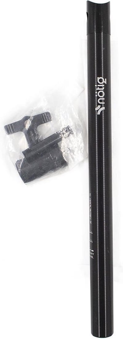 Notig Mecanized Zadelpen Zilver 400 mm / 27.2 mm