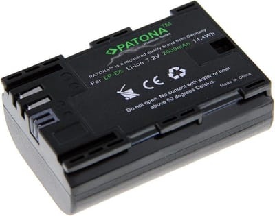 PATONA Premium accu voor Canon LP-E6