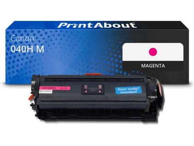 PrintAbout huismerk Toner 040H M Magenta Hoge capaciteit Geschikt voor Canon