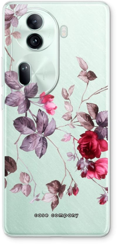 Case Company® - Hoesje geschikt voor Oppo Reno 11 Pro hoesje - Mooie bloemen - Soft Cover Telefoonhoesje - Bescherming aan alle Kanten en Schermrand
