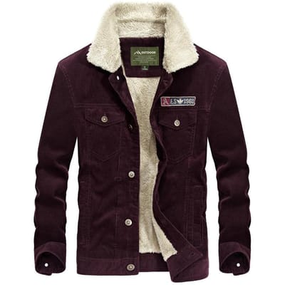 Heren Katoenen Jas, Jong Heren Fluweel Verdikte Katoenen Jas, Grote Maat Casual Heren Katoenen Jas XXXL