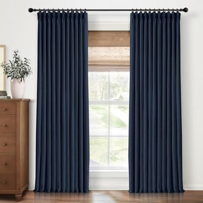 Verduisterende Gordijnen 120 Inch | Linnen Mix | Ideaal voor Slaapkamer en Woonkamer | Pack van 2