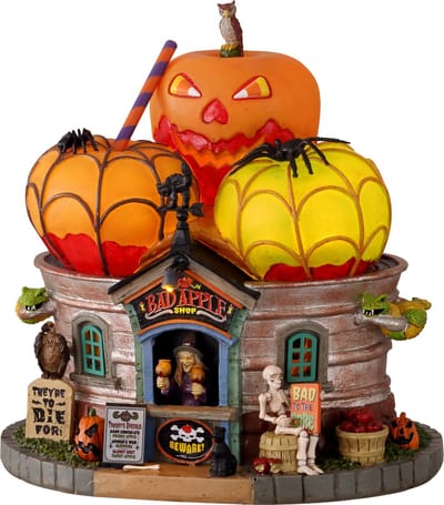 Lemax - The Bad Apple Shop, B/o (4.5v) - Kersthuisjes & Kerstdorpen