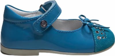 Naturino velcro swarovski  ballerina 8760 lak blauw  mt 21