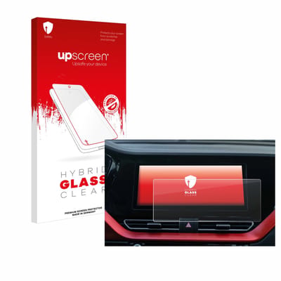 upscreen - Screenprotector voor Kia E-Niro 2020 Infotainment System - Folie Beschermfolie Beschermglas transparant
