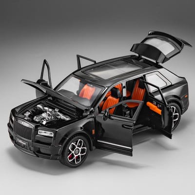 1:20 Rolls Royce Cullinan Ultra Luxe Volledige Maat SUV Legering Diecast Model Auto Simulatie Geluid & Licht Collectie Cadeau Voor Vriend