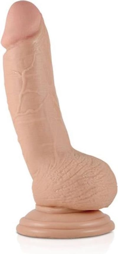 Lovetoy realistische dildo- met zuignap- 18cm - ook voor anaal gebruik