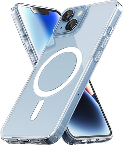 My Case Transparant Hoesje – Geschikt voor iPhone 14 - Geschikt voor MagSafe – Slank, Sterk en Shock proof