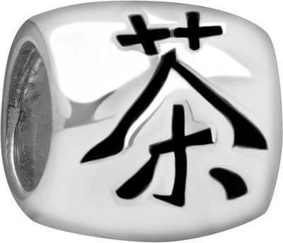 Quiges - 925 - Zilveren - Bedels -Sterling zilver - Beads - Thee Kraal Charm - Geschikt – voor - alle bekende merken - Armband Z560