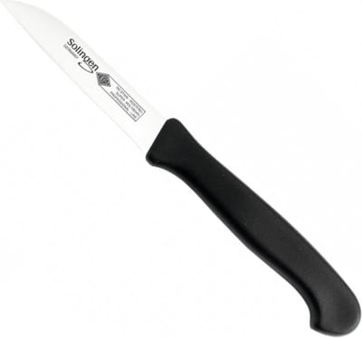 Eikaso Solingen Solingen Schilmes – Recht Lemmet 8 cm – RVS met Zwart Heft