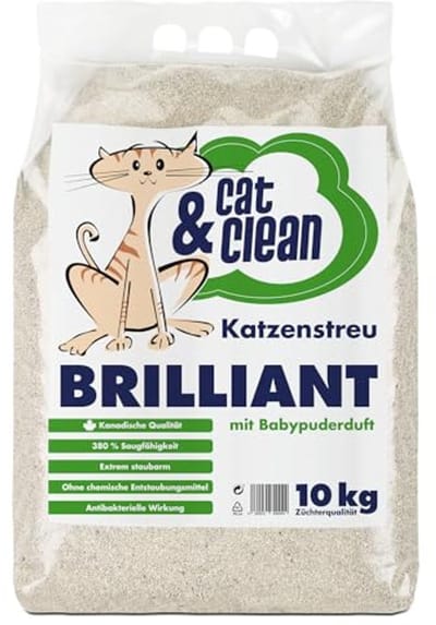 Kattenbakvulling - Natuurproduct - Hoge absorptie van 320% - Geurbinding - Voor katten