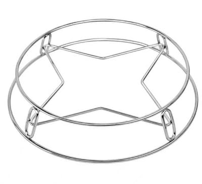 Pannenrekken - Pannenrekken - Grillrek van roestvrij staal - Onderzetter van roestvrij staal - Koelplaatrek - Rek voor hete potten - Stoomrek - Kookrek - Geïsoleerd wokrek - Aanrechtbeschermer - Stoomrek - Pannenonderzetter - Pannenonderzetter