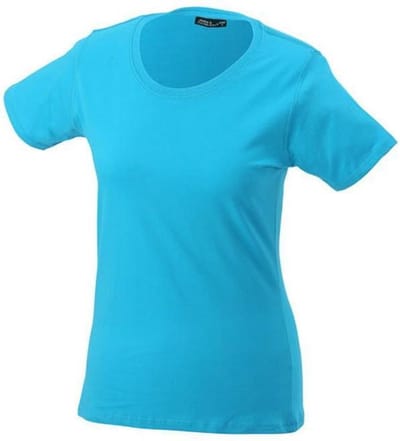 James and Nicholson Dames/dames Basic T-Shirt (Turquoise)
