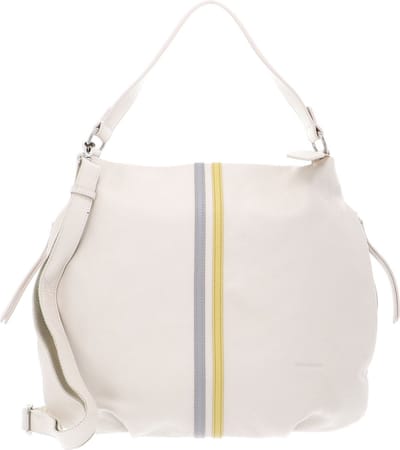 FREDsBRUDER Leren Schoudertas Shopper Summer Rally Raid Beige
