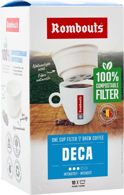 Rombouts Barista Decafe koffie - 4 x 10 Filters 70 g