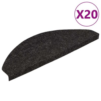 vidaXL - Trapmatten - zelfklevend - 20 - st - 65x22,5x3,5 - cm - antraciet