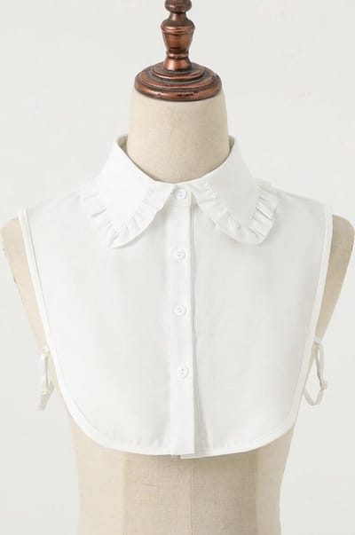 Blousekraag voor dames - los kraagje voor ergens onder - ronde kraag - kleding - armband dames - armband heren - cadeau - sjaaltje -cadeau - carnaval - carnavalskleding dames - carnavalskleding heren - carnavalskleding kinderen