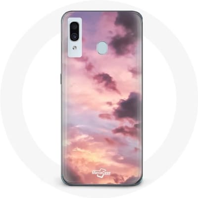 Coque pour samsung galaxy A30 Fond de coucher de soleil