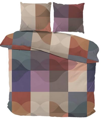 iSleep Dekbedovertrek Danique - Eenpersoons - 140x200/220 cm - Multi