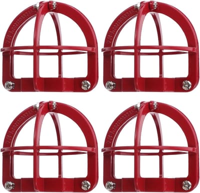 Beschermende Afdekking - Sproeikop Bescherming - Installatie Bescherming - Botsingsbestendig Ontwerp - 4 Stuks - Rood
