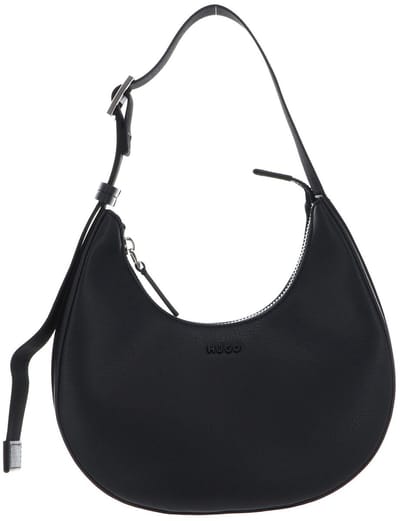 HUGO schoudertas Bel 2.0 Hobo Bag Black zwart