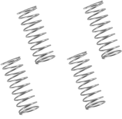 Drukveren Roestvrij Staal - Compressieveren Set - Apparaten Reparatie - Hoge Elasticiteit - 50 mm lengte - Zilverkleurig
