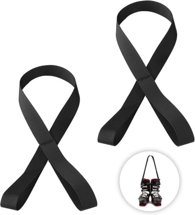 Verstelbare Ski Boot Strap - 2 Stuks Ski Boots Draagriem voor Ski Accessoires voor Volwassenen en Tieners, Ideaal voor Snowboarden en Winterse Activiteiten