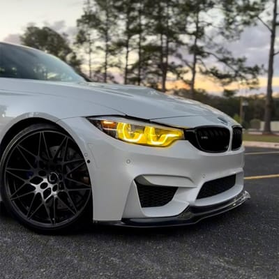 XEOD CSL LED DRL angel eyes modules Geel geschikt voor BMW M3 F80 - M4 F82 - F83 - Voor LED adaptive koplampen - 4 stuks - Complete set