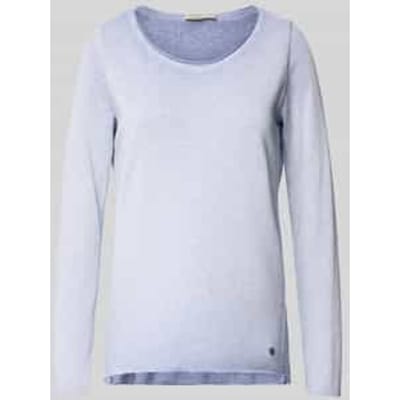 Gebreide pullover met rolzoom