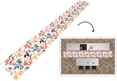 Keukenloper - Keukenmat - Fruit - Vintage - Boom - Design - 400x50 cm - Keuken vloerkleed
