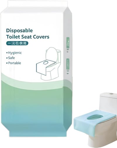 Toilet Covers - Zitjes Papier - Hygiënisch Reizen - Draagbaar Ontwerp - 10 Stuks Groot
