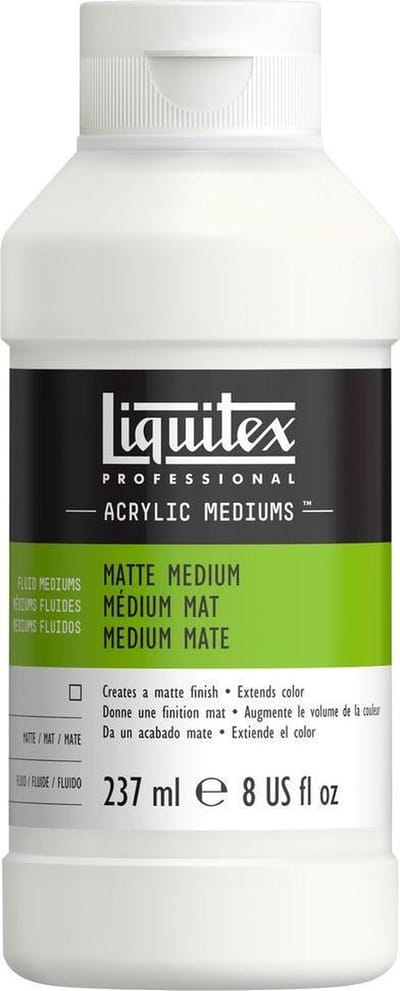 Liquitex 5108 Professional Matte Medium 237 ml – Acrylvloeimedium, mat, transparant, flexibel - Mat Medium
