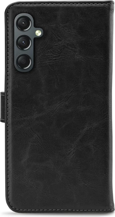 My Style Telefoonhoesje geschikt voor Samsung Galaxy A24 Hoesje | My Style Flex Wallet Bookcase Portemonnee | Pasjeshouder voor 3 Pasjes | Telefoonhoesje voor Pinpas / OV Kaart / Rijbewijs - Zwart