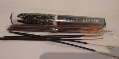 Satya White Sage Wierookstokjes Sabio Blanco 3 pakjes 60 stuks Wierook