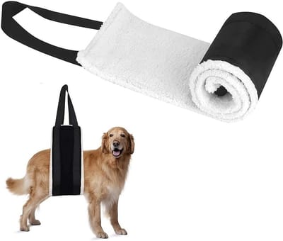 Hondentuig voor Wandelen en Revalidatie, Draagriem voor Middelgrote Honden met Zwakke Poten en Herstel na Chirurgie