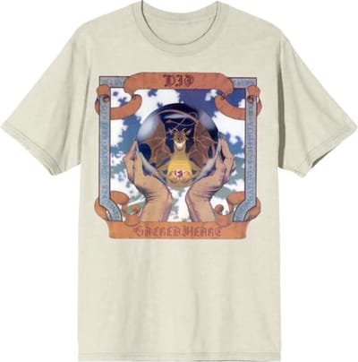 Dio - Sacred Heart Heren T-shirt - S - Creme